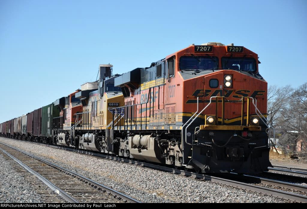 Eastbound grain train